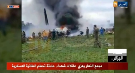 Algérie: 257 morts dans le crash d'un avion militaire au sud d'Alger