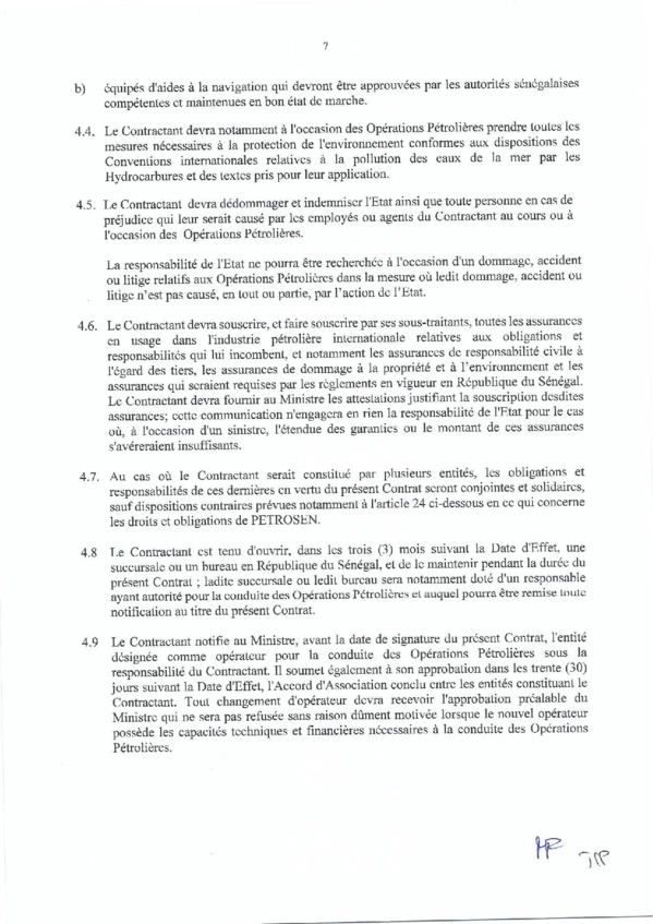 Contrat de recherche et de partage de production d'hydrocarbure " Rufisque Offshore" entre l'Etat du Sénégal et Total (Part 1) Contrat de recherche et de partage de production d'hydrocarbure " Rufisque Offshore" entre l'Etat du Sénégal et Total (Part 1)