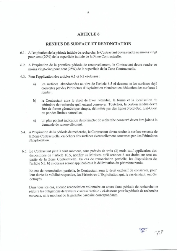 Contrat de recherche et de partage de production d'hydrocarbure " Rufisque Offshore" entre l'Etat du Sénégal et Total (Part 1) Contrat de recherche et de partage de production d'hydrocarbure " Rufisque Offshore" entre l'Etat du Sénégal et Total (Part 1)