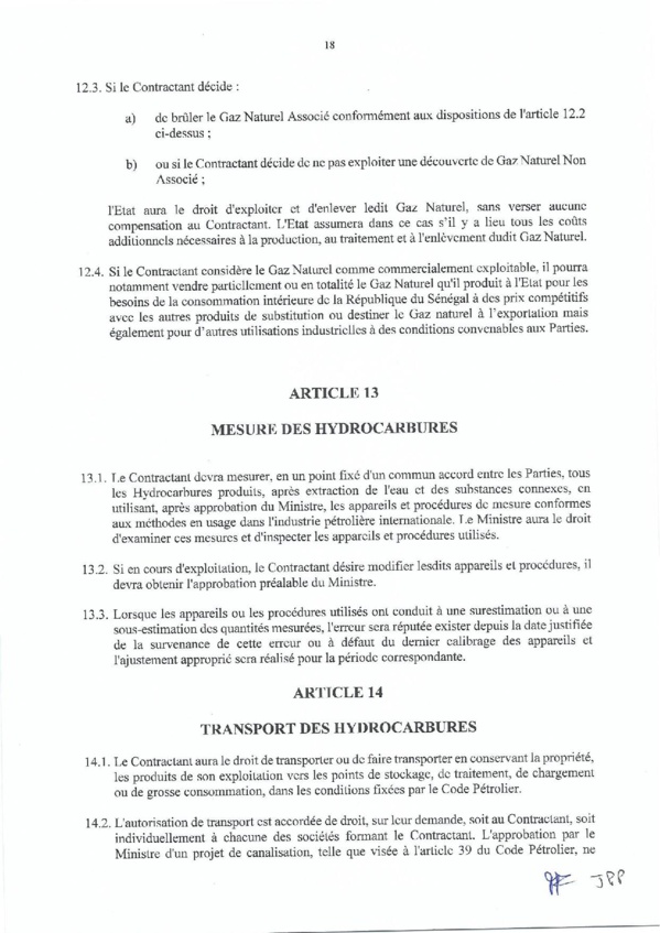 Contrat de recherche et de partage de production d'hydrocarbure " Rufisque Offshore" entre l'Etat du Sénégal et Total (Part 1) Contrat de recherche et de partage de production d'hydrocarbure " Rufisque Offshore" entre l'Etat du Sénégal et Total (Part 1)