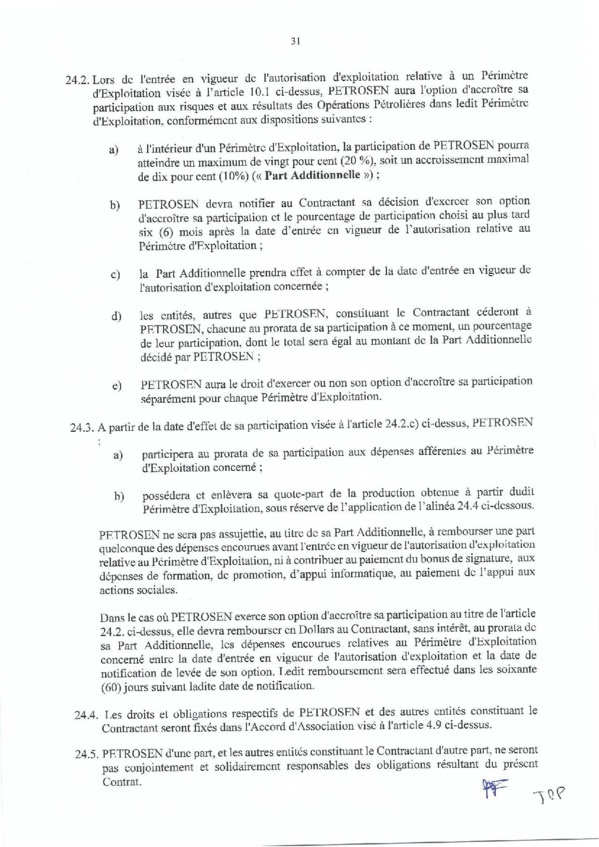 Contrat de recherche et de partage de production d'hydrocarbure " Rufisque Offshore" entre l'Etat du Sénégal et Total (Part 2) Contrat de recherche et de partage de production d'hydrocarbure " Rufisque Offshore" entre l'Etat du Sénégal et Total (Part 2)