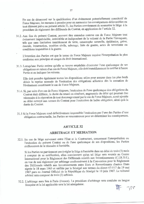 Contrat de recherche et de partage de production d'hydrocarbure " Rufisque Offshore" entre l'Etat du Sénégal et Total (Part 2) Contrat de recherche et de partage de production d'hydrocarbure " Rufisque Offshore" entre l'Etat du Sénégal et Total (Part 2)