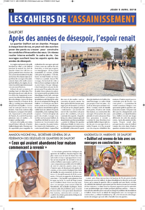 ONAS : Les cahiers de l'Assainissement
