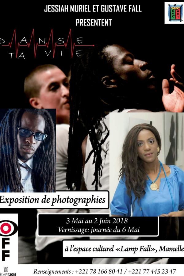 Dak’Art 2018 : Exposition photographiques « OFF » : L'énigmatique artiste photographe et réalisateur, Gustave Fall et Jessiah Muriel présentent « Danse ta vie »