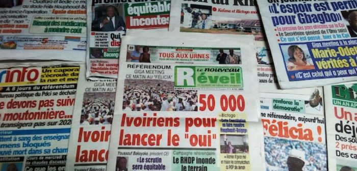 Liberté de la presse 2018: La Côte d’Ivoire régresse!
