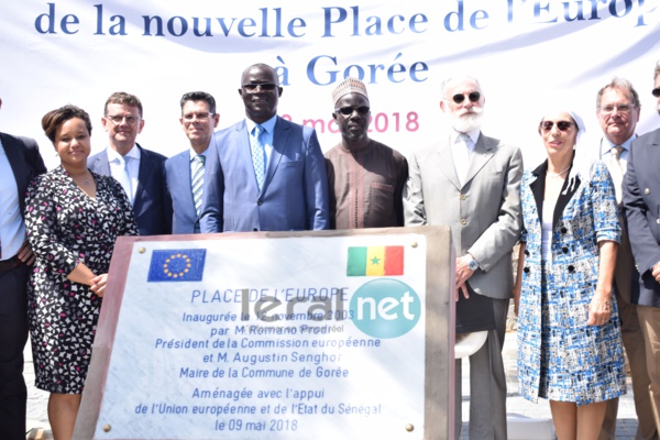 Photos : La nouvelle Place de l'Europe à Gorée a été inaugurée