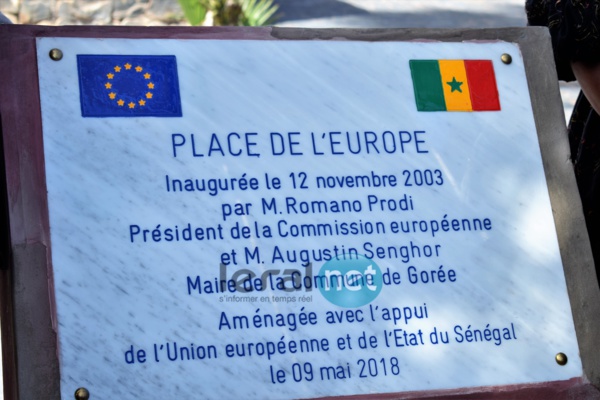 Photos : La nouvelle Place de l'Europe à Gorée a été inaugurée