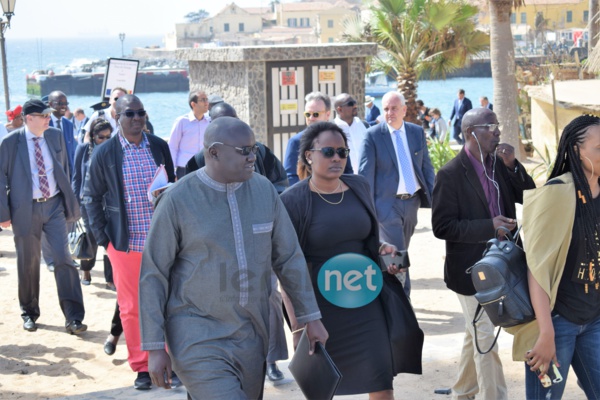 Photos : La nouvelle Place de l'Europe à Gorée a été inaugurée