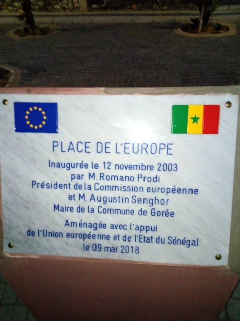 Polémique autour "d'une Place de l'Europe" à Gorée
