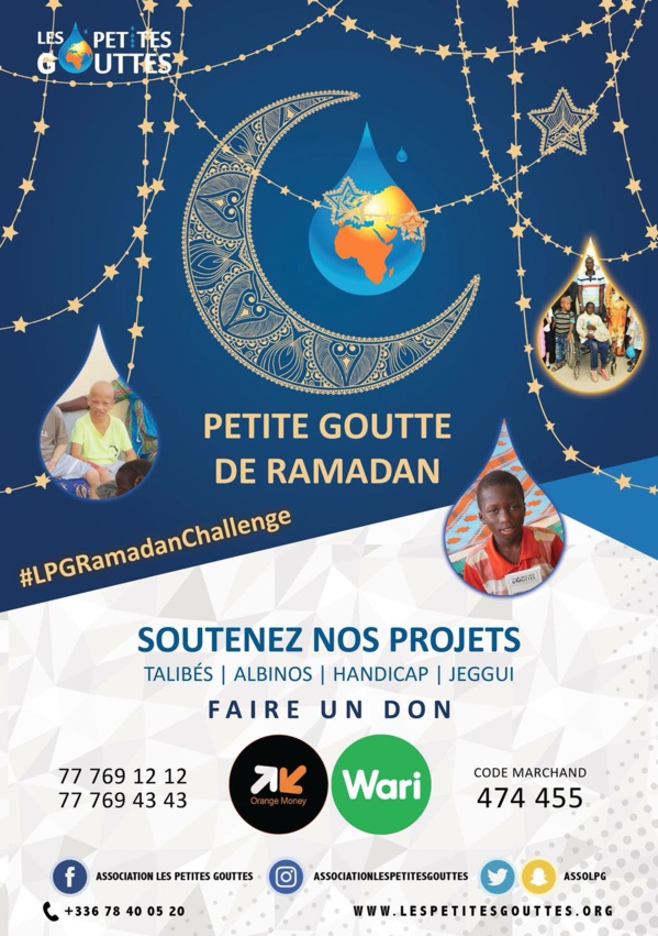 L’association Les Petites Gouttes : le soutien permanent des personnes vulnérables au Sénégal à travers différents projets