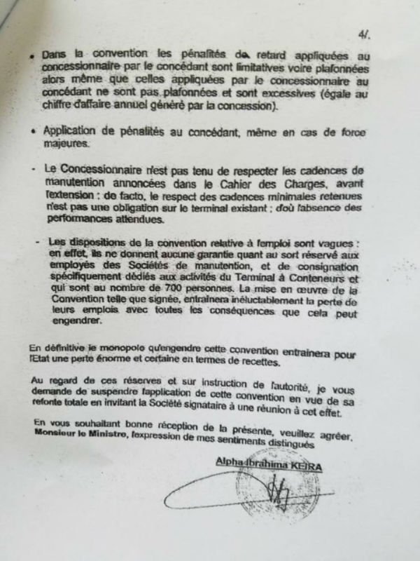 Affaire Bolloré: à Conakry, les « insuffisances » du contrat de concession à Getma pointées dès 2008