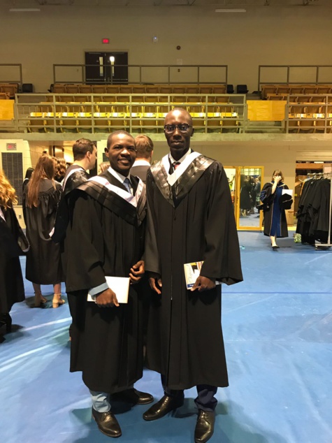 Saër Samb, le fils de Khadim Samb, décroche son Baccalauréat en sciences infirmières à l’Université de Moncton au Canada