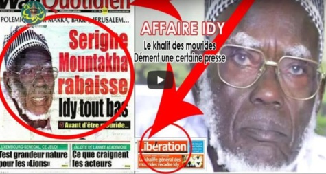 Affaire Idrissa Seck : Serigne Mountakha recadre Walf Quotidien et Libération Affaire Idrissa Seck : Serigne Mountakha recadre Walf Quotidien et Libération