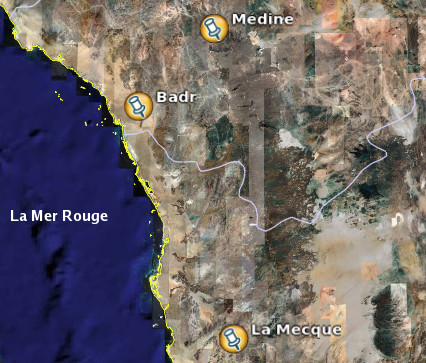 Situation géographique de Badr.
