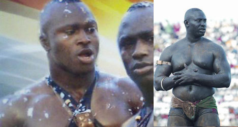 Une der explosive entre Baye Mandione et Modou Lô Une der explosive entre Baye Mandione et Modou Lô