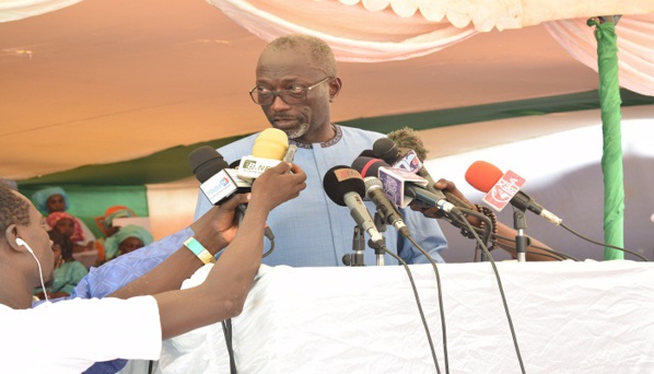 PHOTOS - Onas: Les images de la cérémonie du lancement des travaux  d'assainissement des eaux pluviales à Keur Niang (Touba)