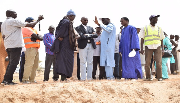 PHOTOS - Onas: Les images de la cérémonie du lancement des travaux  d'assainissement des eaux pluviales à Keur Niang (Touba)