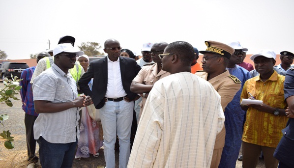 PHOTOS - Onas: Les images de la cérémonie du lancement des travaux  d'assainissement des eaux pluviales à Keur Niang (Touba)