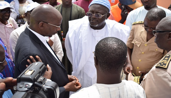 PHOTOS - Onas: Les images de la cérémonie du lancement des travaux  d'assainissement des eaux pluviales à Keur Niang (Touba)