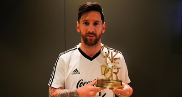Événement : Lionel Messi élu Onze d’Or 2017-2018 !