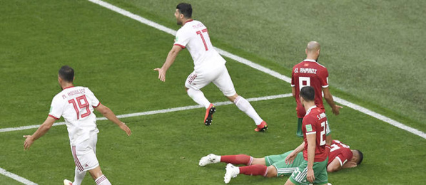 Le Maroc perd devant l’Iran, match nul entre l’Espagne et le Portugal
