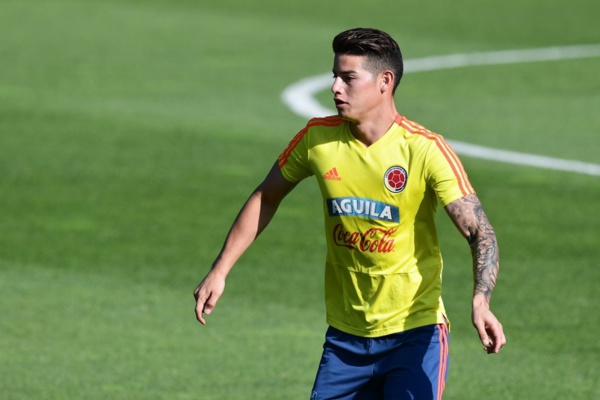 Colombie-Japon: James Rodriguez probablement forfait