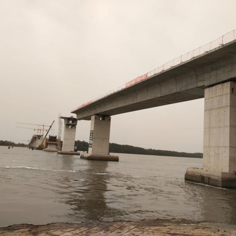Pont de Farafégny : l'achèvement des travaux prévu 'd'ici fin 2018'