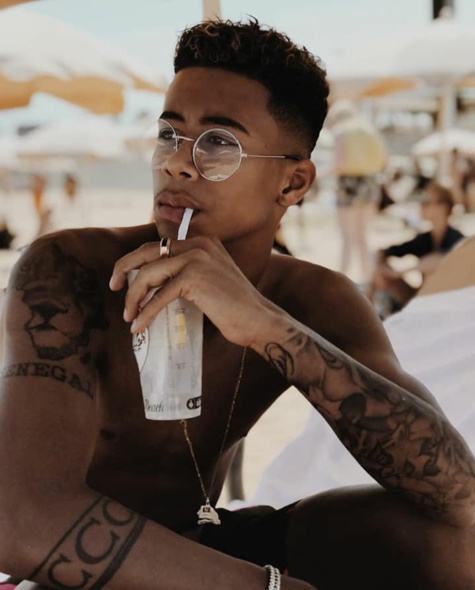 Photos : Noah Fadiga, le fils de Fadiga a tatoué le Sénégal sur son bras, regardez