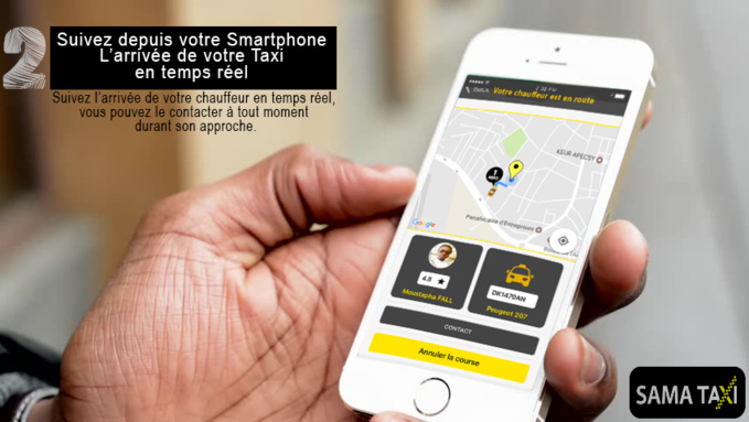 Du nouveau au Sénégal - SamaTaxi : Quand Commander un taxi devient simple avec son smartphone