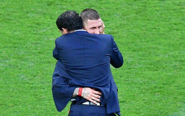Sergio Ramos en larmes après l’élimination