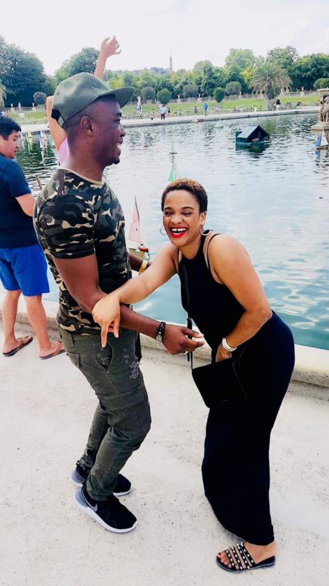 Photos : Cheikh Sarr et sa femme nio guiy blow à Paris