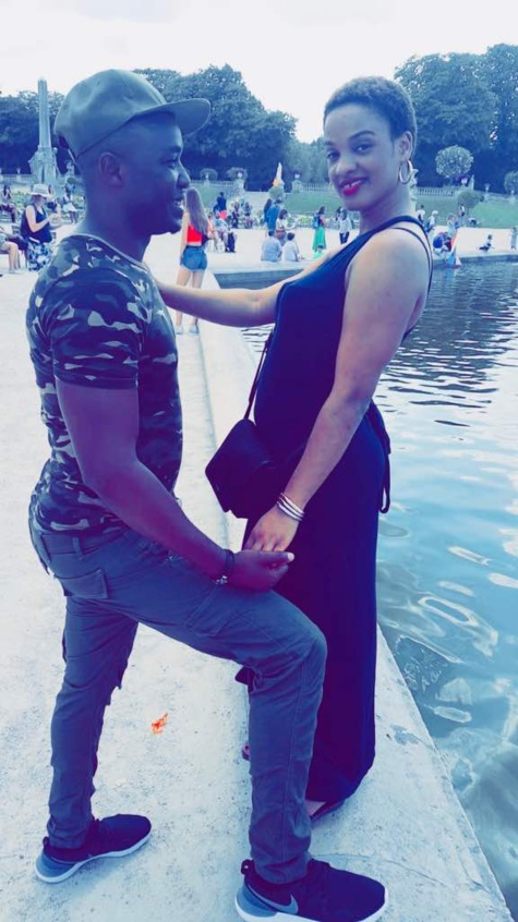 Photos : Cheikh Sarr et sa femme nio guiy blow à Paris