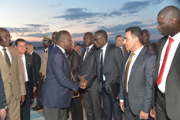 Le Premier ministre du Sénégal Mahammed Boun Abdallah Dionne est arrivé à Ankara 
