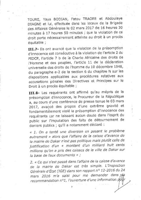  L'arrêt de la Cour de justice de la Cedeao sur l'affaire Khalifa Sall (PART 1)