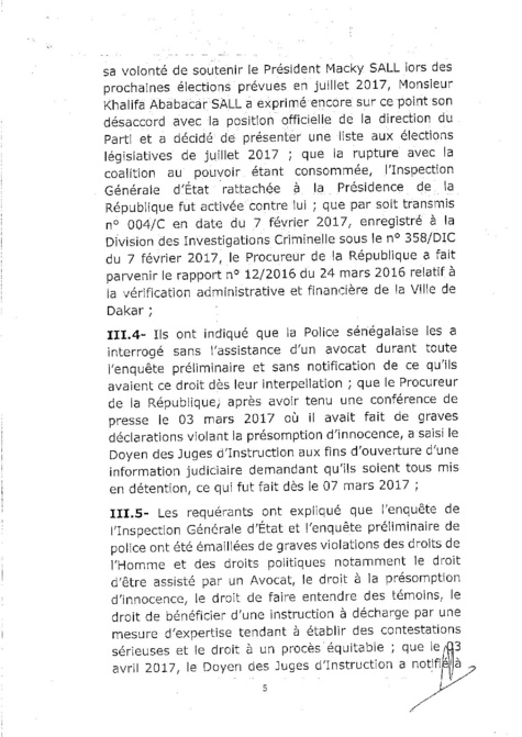  L'arrêt de la Cour de justice de la Cedeao sur l'affaire Khalifa Sall (PART 1)