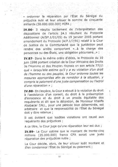 L'arrêt de la Cour de justice de la Cedeao sur l'affaire Khalifa Sall (PART 3)