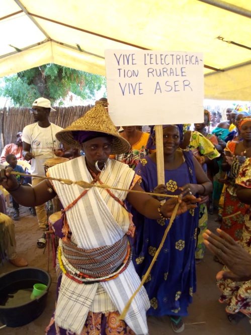Électrification rurale ASER : Les mises en service respectives des villages de Tawa et Back dans le Sine