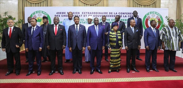 Les 15 chefs d’Etat ont reçu l’arrêt de la CEDEAO
