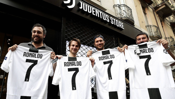 La Juve a vendu en une journée pour 52 millions d'euros en maillots de Ronaldo