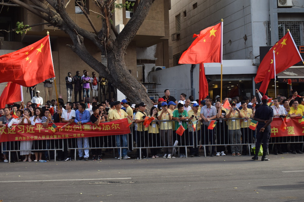 Les images de la visite du président Chinois Xi Jinping, longtemps tenue ... ( Suite )