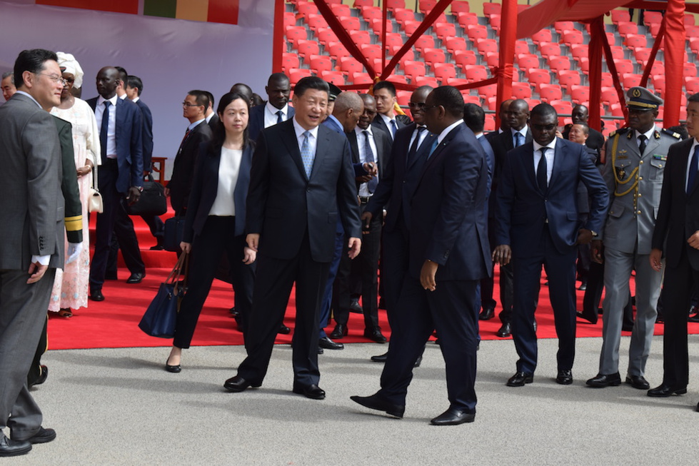 Photos : Remise des clés de l’arène nationale par le président chinois