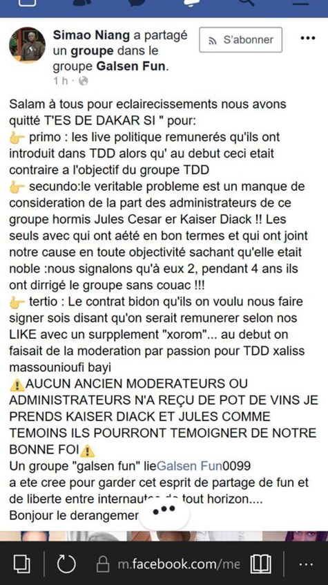 Scandale T’es de Dakar si… : Face cachée d’un marché virtuel et lumière sur un juteux business du « Sandaga du web »