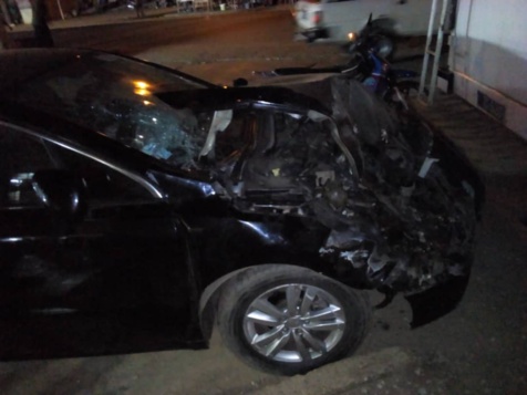 ​Photos : L’impressionnant accident de la Peugeot 508 d’Abdoulaye Wilane