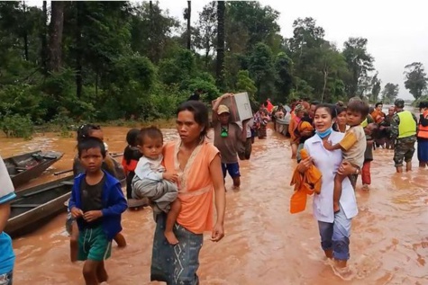 Laos : Un barrage s’effondre, des centaines de personnes portées disparues