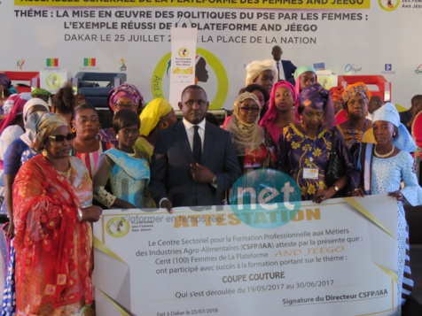 Photos : L'Assemblée Générale de Partage des Initiatives de la Plateforme des Femmes « AND JEEGO »