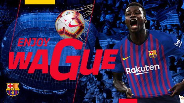 Officiel : Moussa Wagué rejoint le FC Barcelone
