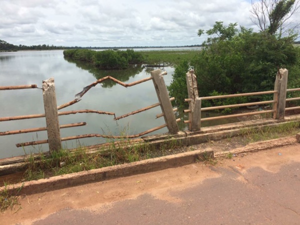 Le pont de Diouloulou, un danger permanent