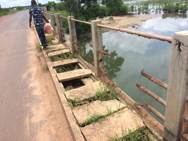 Le pont de Diouloulou, un danger permanent