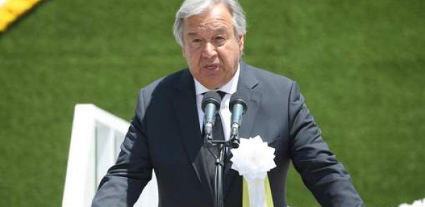 À Nagasaki, le patron de l'ONU souligne l'urgence de la dénucléarisation