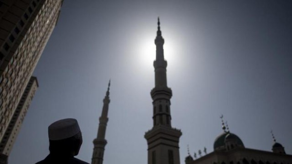 Une mosquée en Chine dans la région de Gansu (illustration). JOHANNES EISELE / AFP